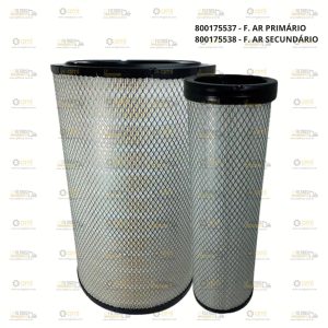 FILTRO DE AR MOTOR XCMG XDR100 - XDE130 - XPF1214 - 800175537-800175538