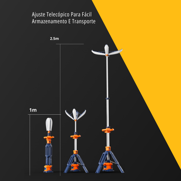 TORRE DE ILUMINAÇÃO PORTÁTIL TIPO PÉTALA LED TPP-11 - Image 3
