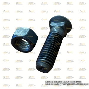 PARAFUSO E PORCA DA LÂMINA XCMG GR180BR - 805011242 - 805203990